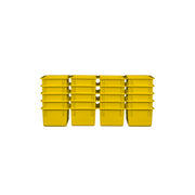 Yellow Cubby Tray Set of 20