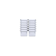 White Cubby Tray Set of 12