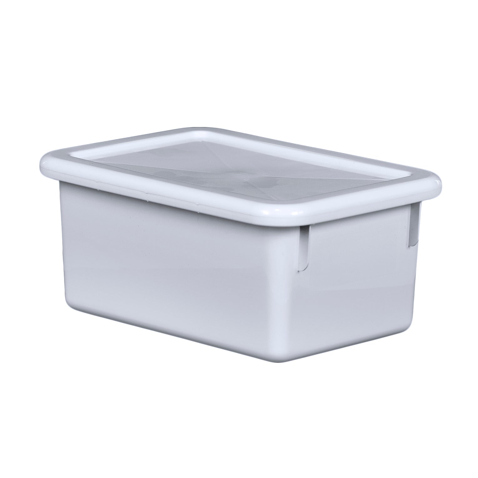 White Cubby Tray w/ Lid Set of 25
