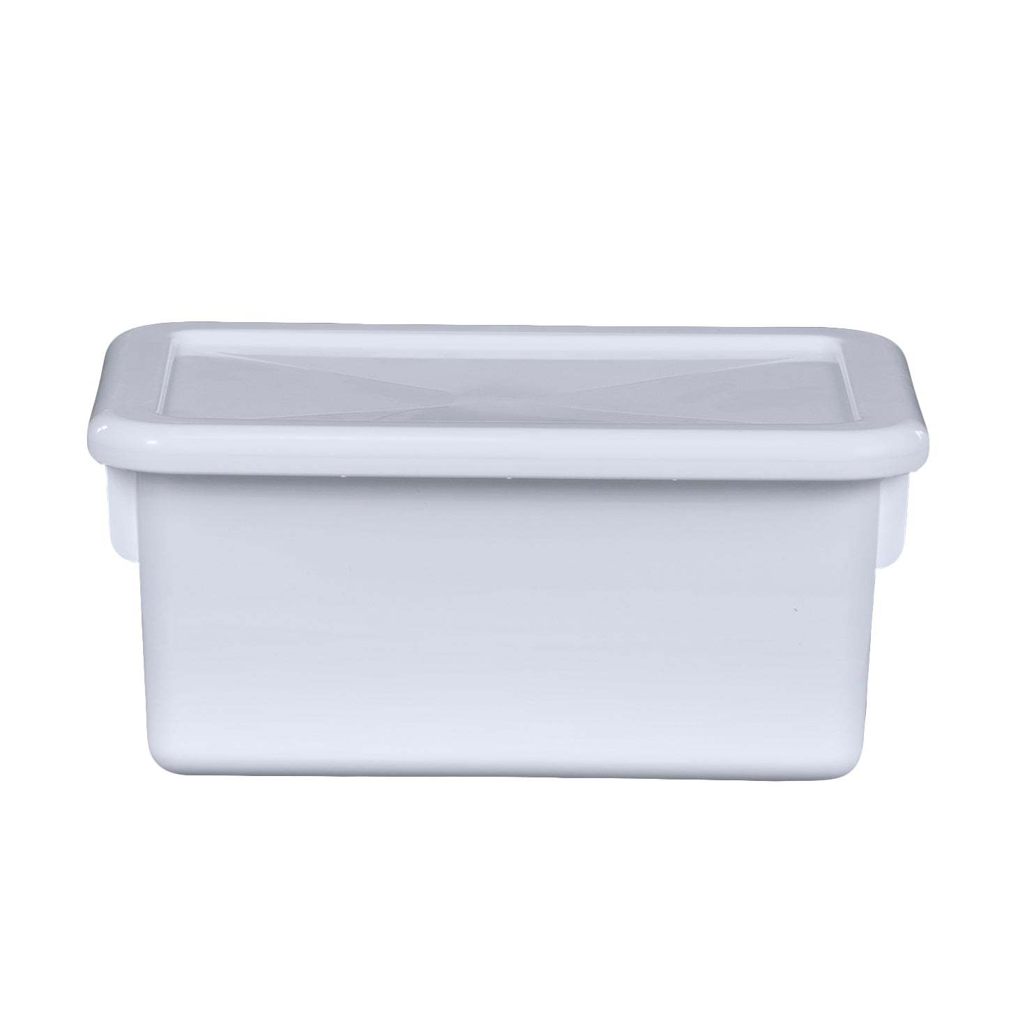 White Cubby Tray w/ Lid Set of 25