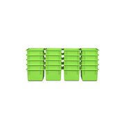 Lime Green Cubby Tray Set of 20