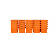 Orange Cubby Tray Set of 25