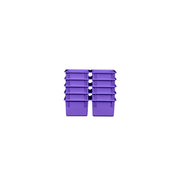 Purple Cubby Tray Set of 10