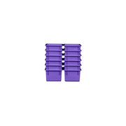 Purple Cubby Tray Set of 12