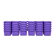 Purple Cubby Tray Set of 30