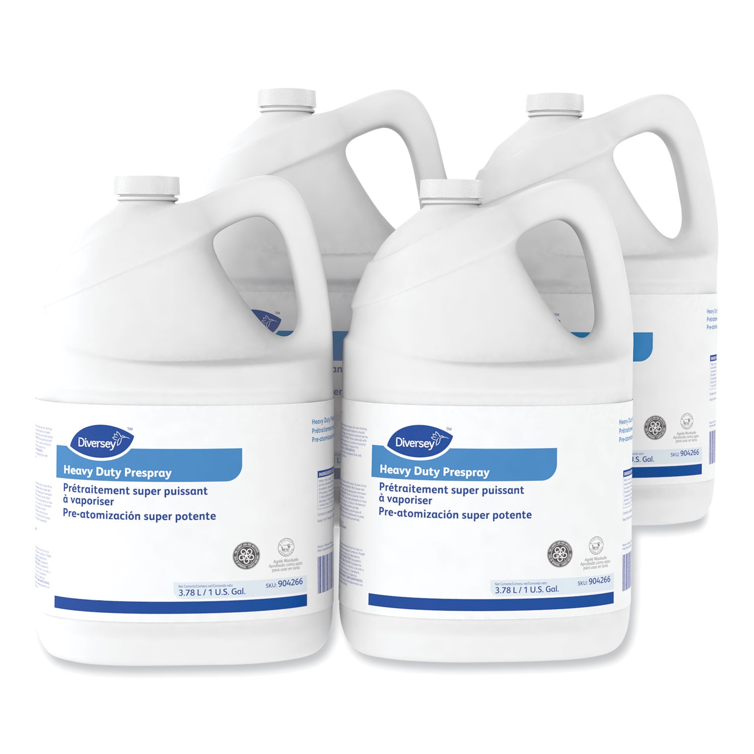 Carpet Cleanser Heavy-Duty Prespray, Fruity Scent, 1 Gal Bottle, 4/carton