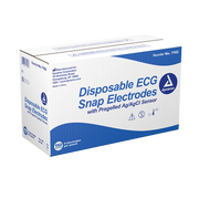 ECG Snap Electrode, 50mm x 55mm - Adult - 4 pcs per Box, 150 Boxes per Case