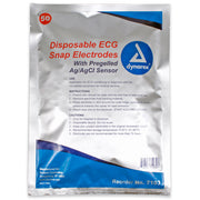ECG Snap Electrode, 50mm x 55mm - Adult - 50 pcs per Box, 12 Boxes per Case