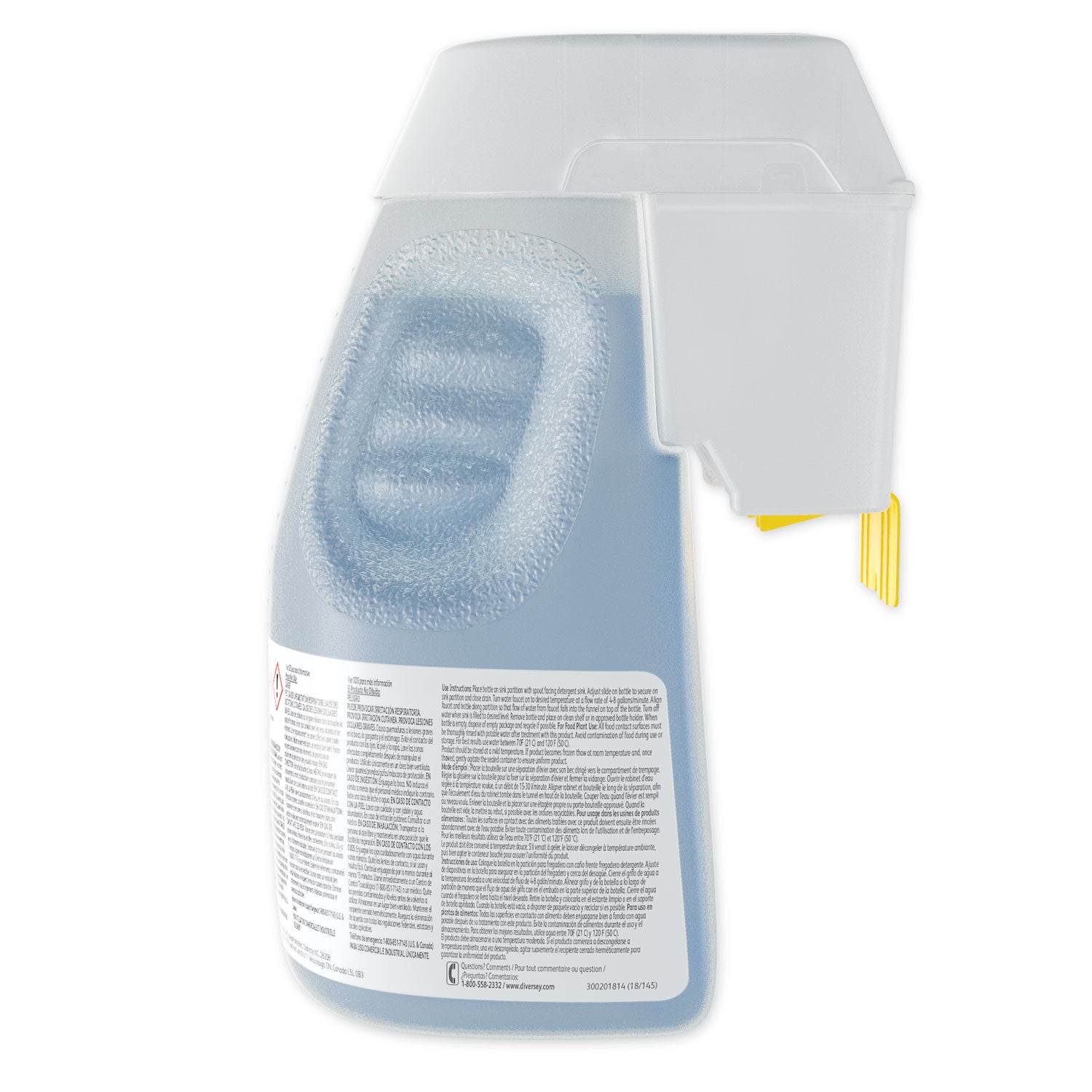 For Pan - Concentrate - 84.5 fl oz (2.6 quart) - Floral Scent - Long Lasting, Durable, Phosphate-free, Easy to Use - Blue - 1 Each