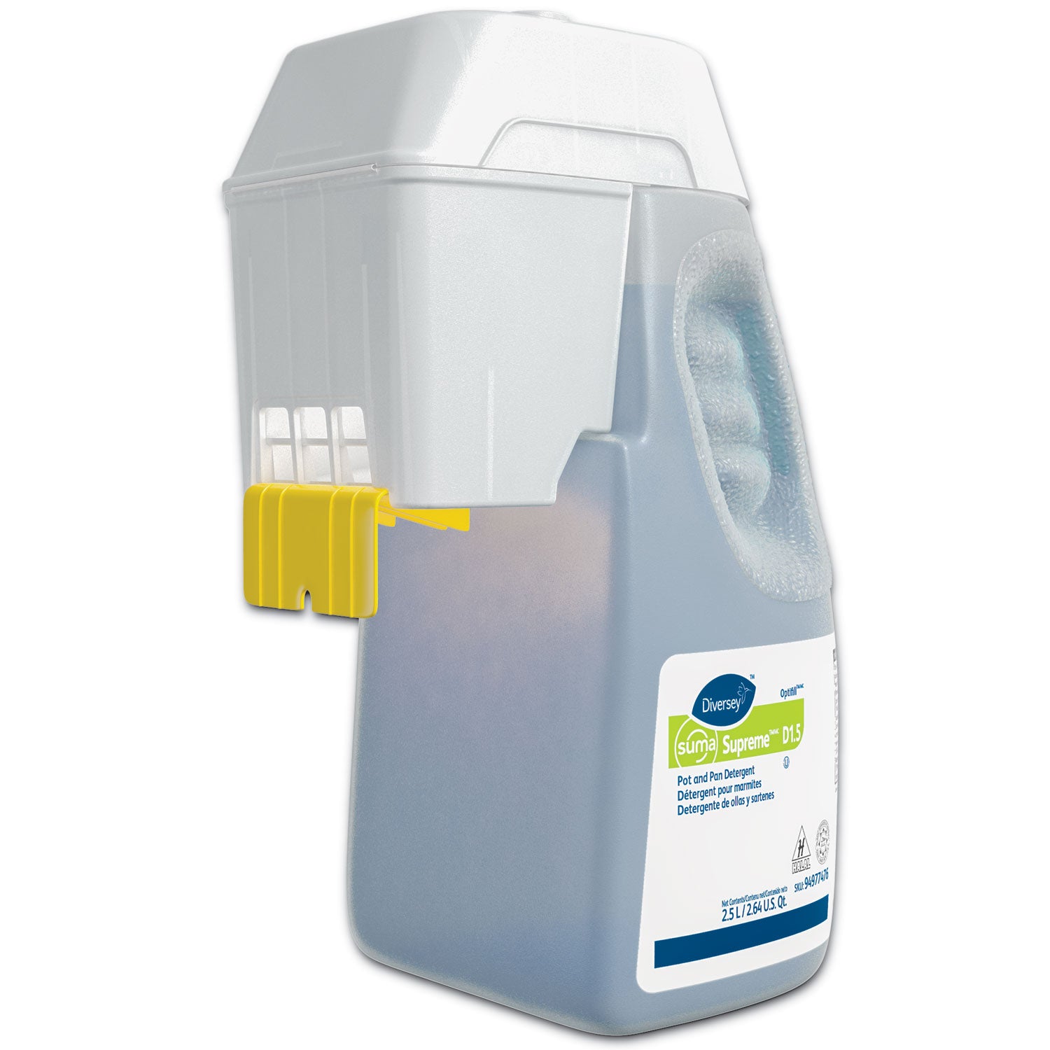 For Pan - Concentrate - 84.5 fl oz (2.6 quart) - Floral Scent - Long Lasting, Durable, Phosphate-free, Easy to Use - Blue - 1 Each