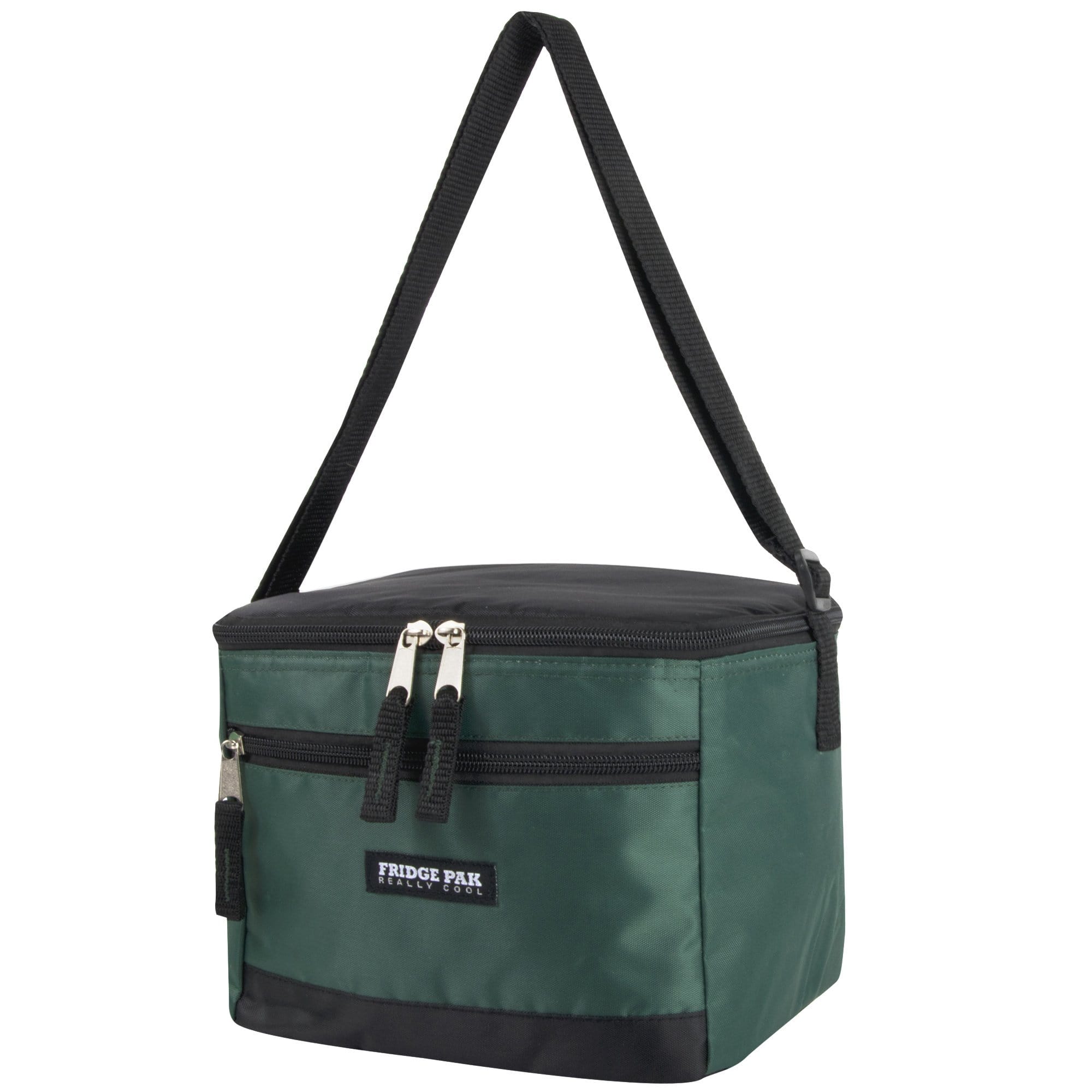 Fridge Pak 6 Can Cooler Bag With Front Zippered Pocket - 24 in the Pack