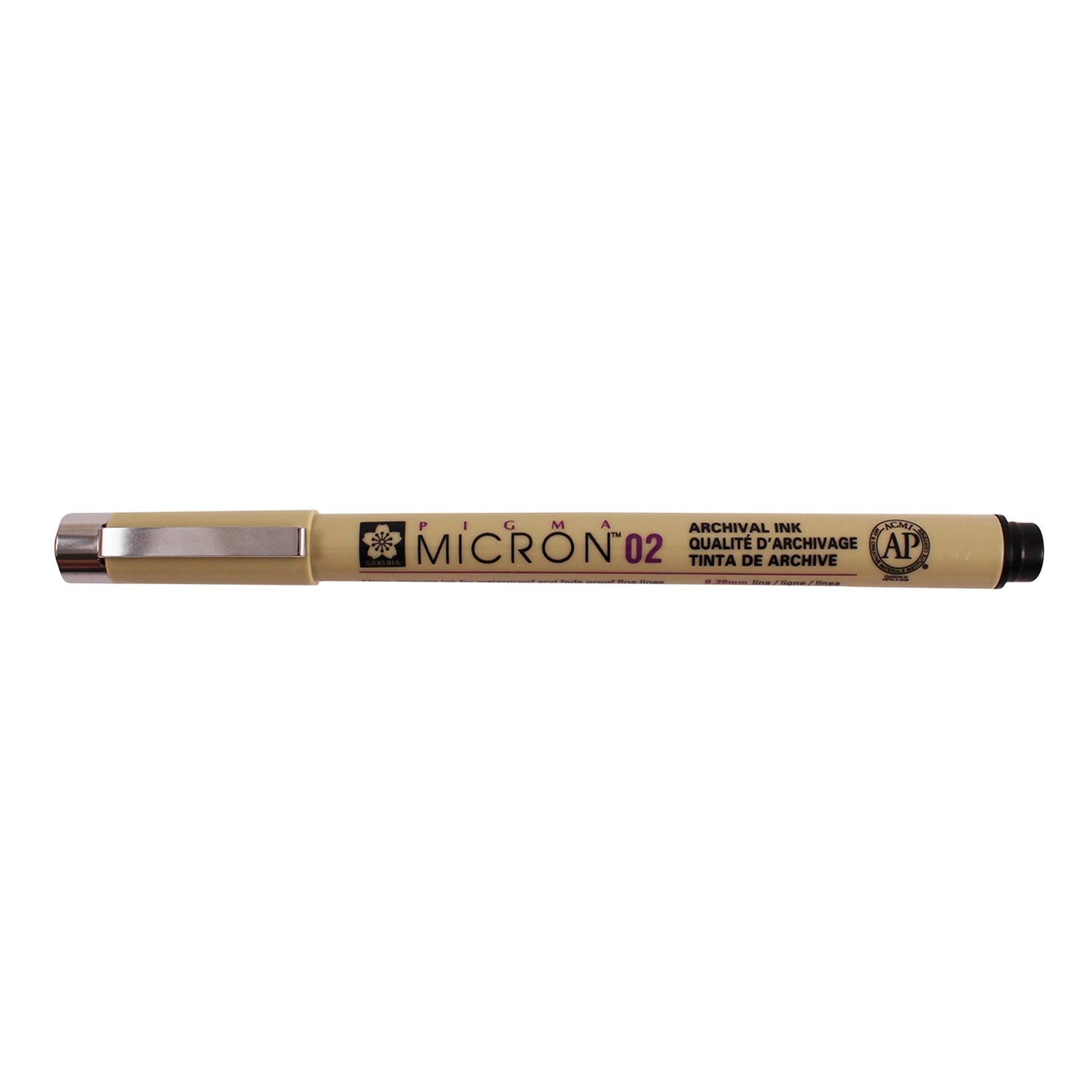 Pigma Micron Pen, Black, 0.30mm Size 02