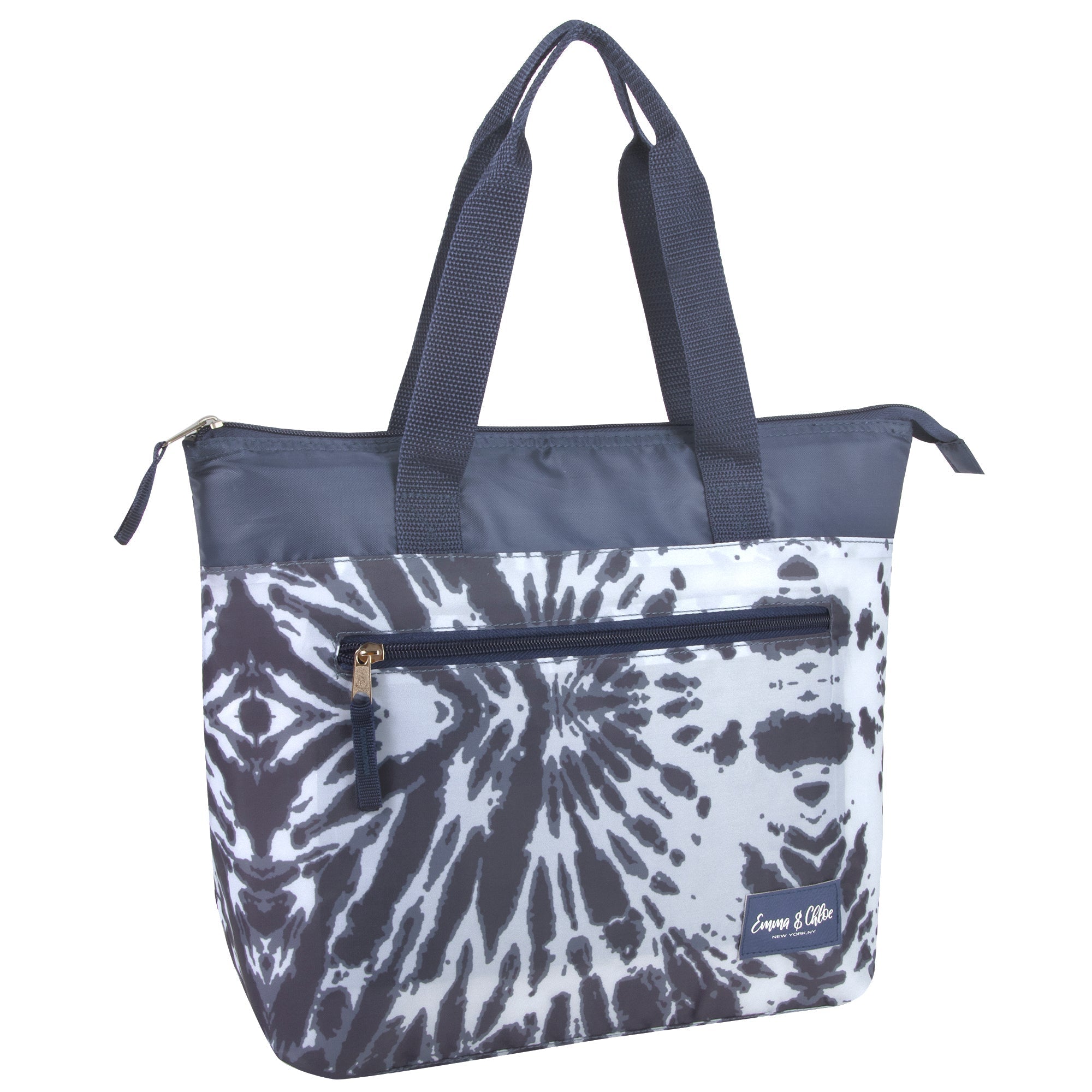 Floral & Tie Dye Lunch Tote - 2 Colors - 24 in the Pack