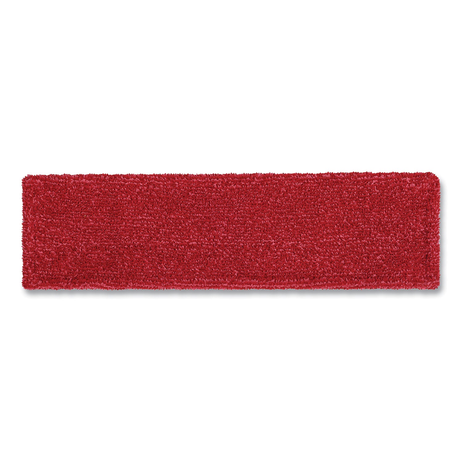 Rubbermaid Commercial Adaptable Flat Mop Microfiber Pad - 19.5" Length x 5.5" Depth - MicroFiber - Red - 1 Each