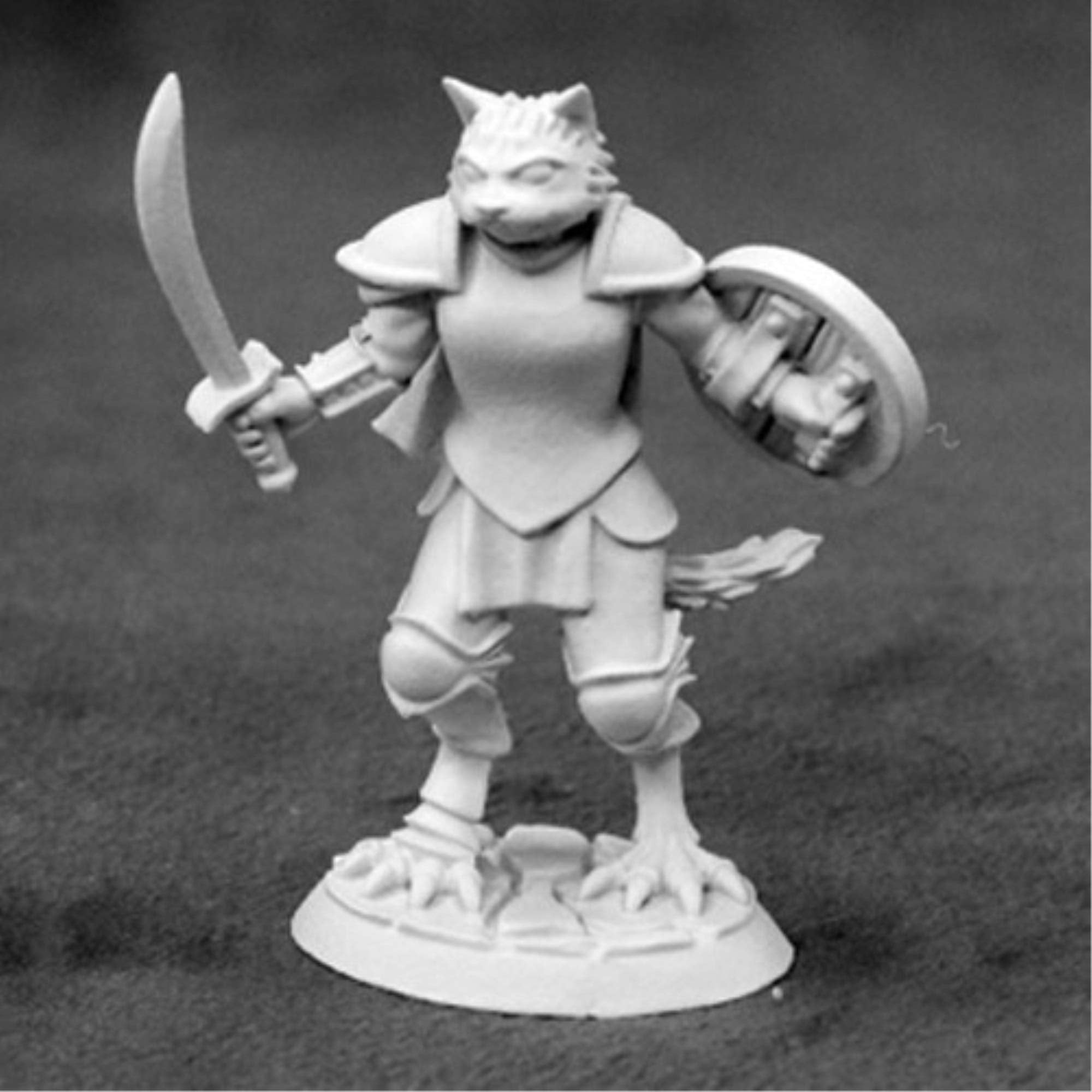 Dark Heaven Legends: Steelclaw, Catfolk Paladin