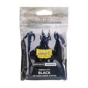 Dragon Shield - Standard Perfect Fit Thick Inner Sleeves - (100 Sleeves) - Black