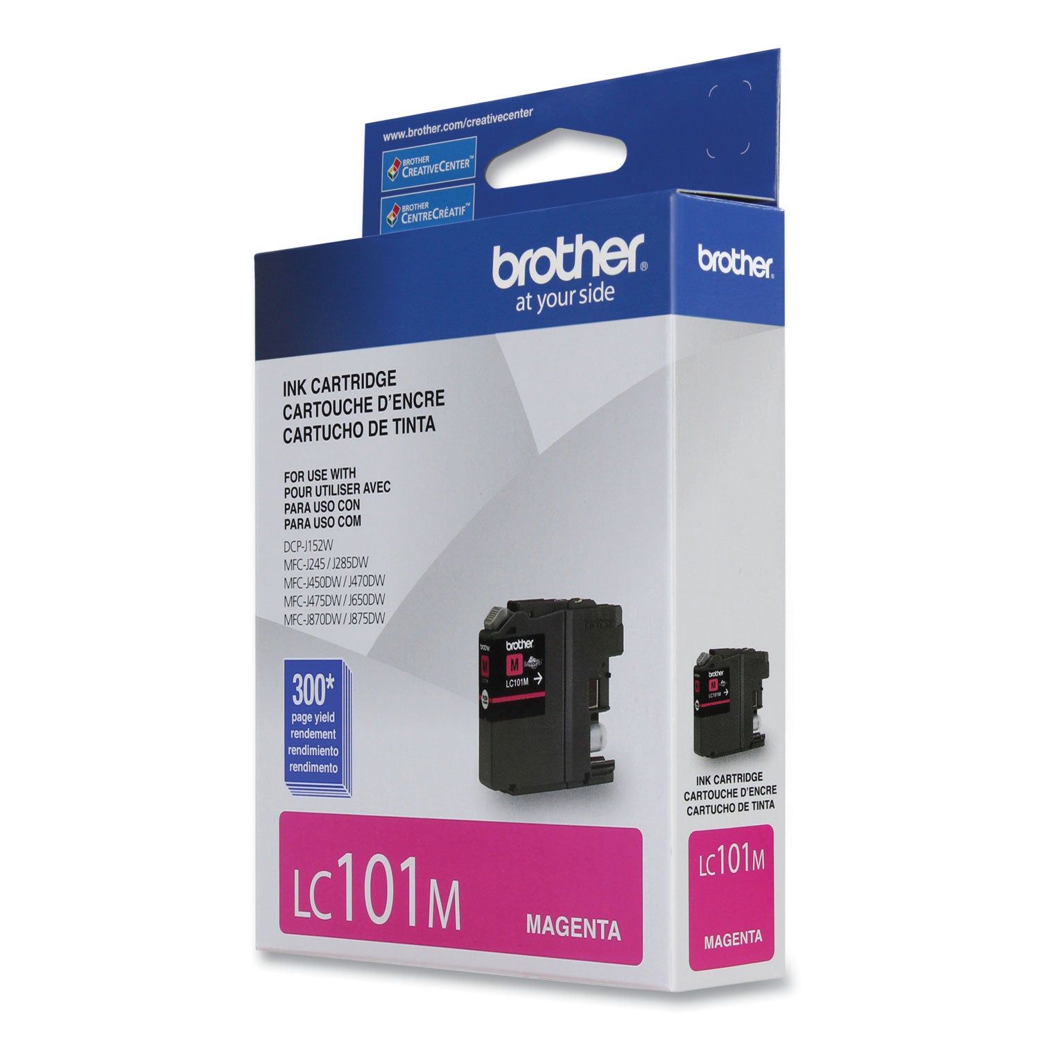 Brother Innobella LC101M Original Standard Yield Inkjet Ink Cartridge - Magenta - 1 Each