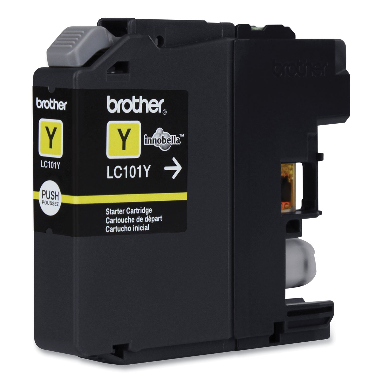 Brother Innobella LC101Y Original Standard Yield Inkjet Ink Cartridge - Yellow - 1 Each