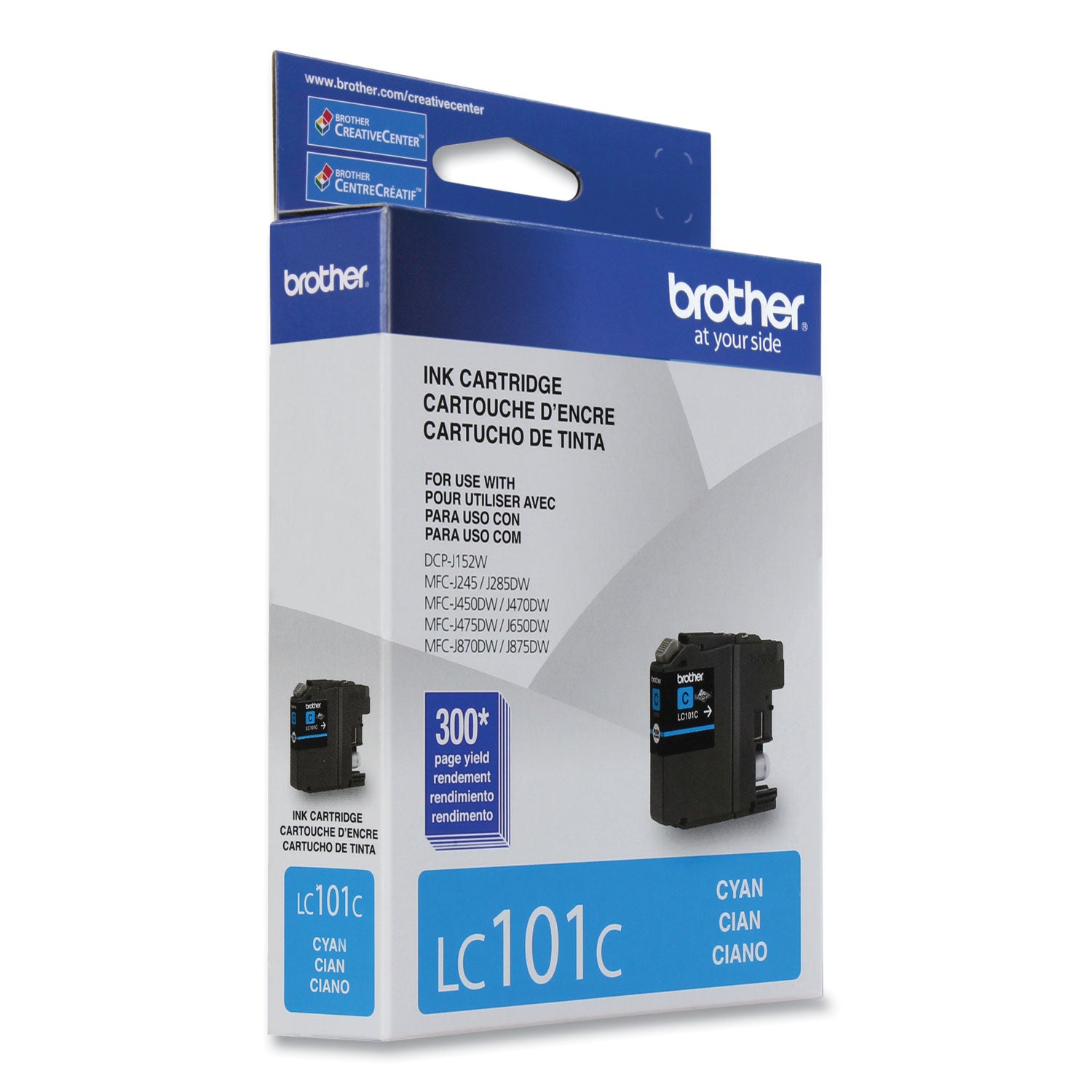 Brother Innobella LC101C Original Standard Yield Inkjet Ink Cartridge - Cyan - 1 Each