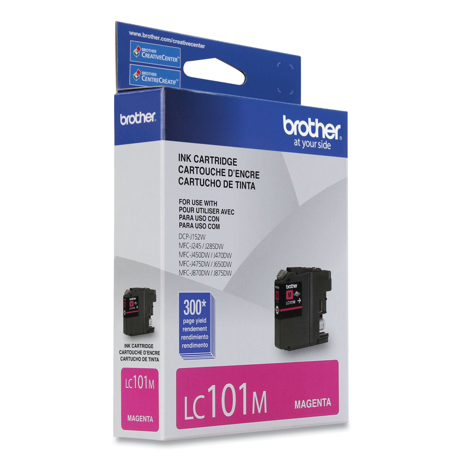 Brother Innobella LC101M Original Standard Yield Inkjet Ink Cartridge - Magenta - 1 Each