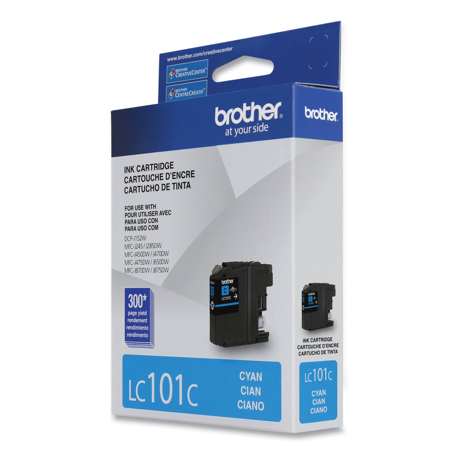 Brother Innobella LC101C Original Standard Yield Inkjet Ink Cartridge - Cyan - 1 Each