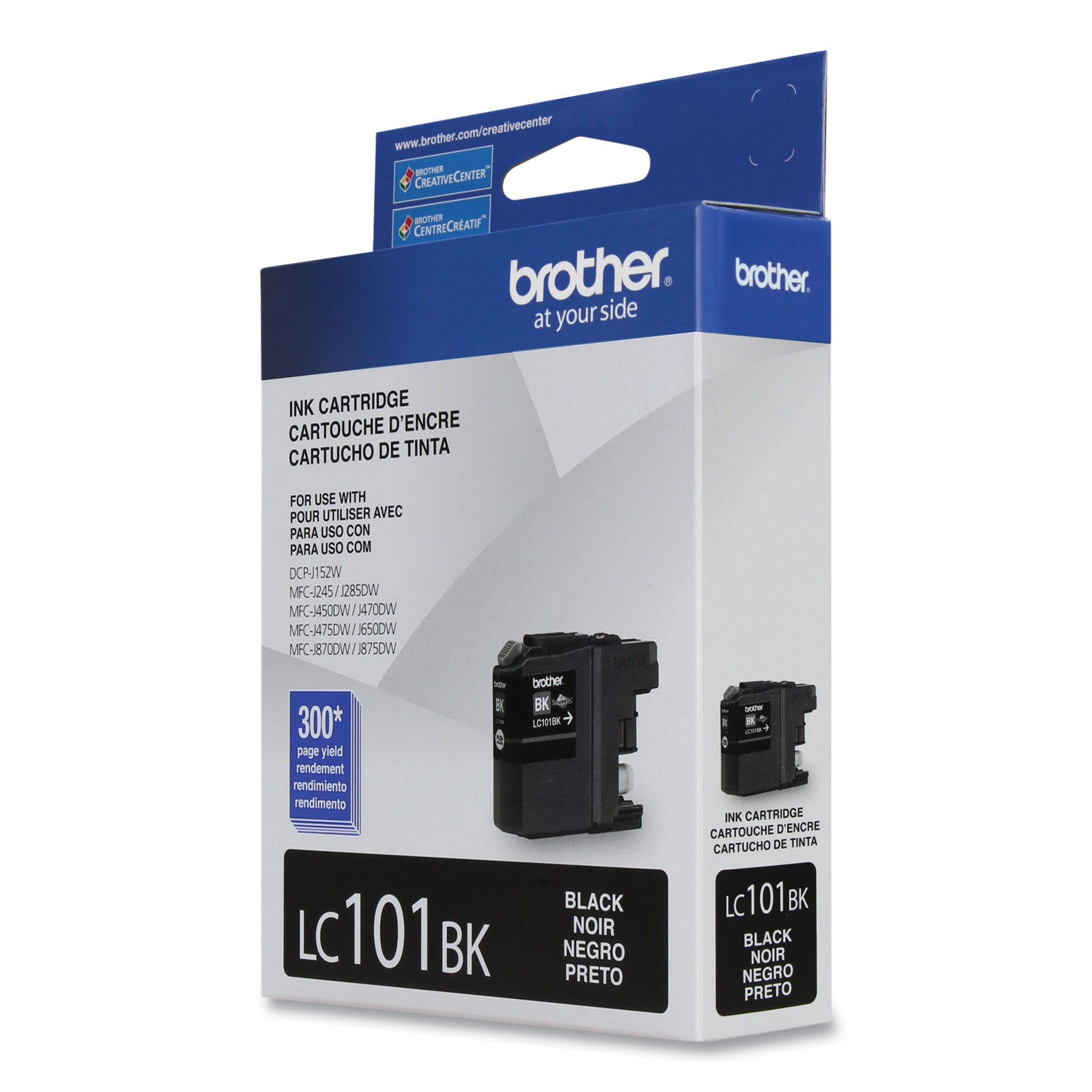Brother Innobella LC101BK Original Standard Yield Inkjet Ink Cartridge - Black - 1 Each