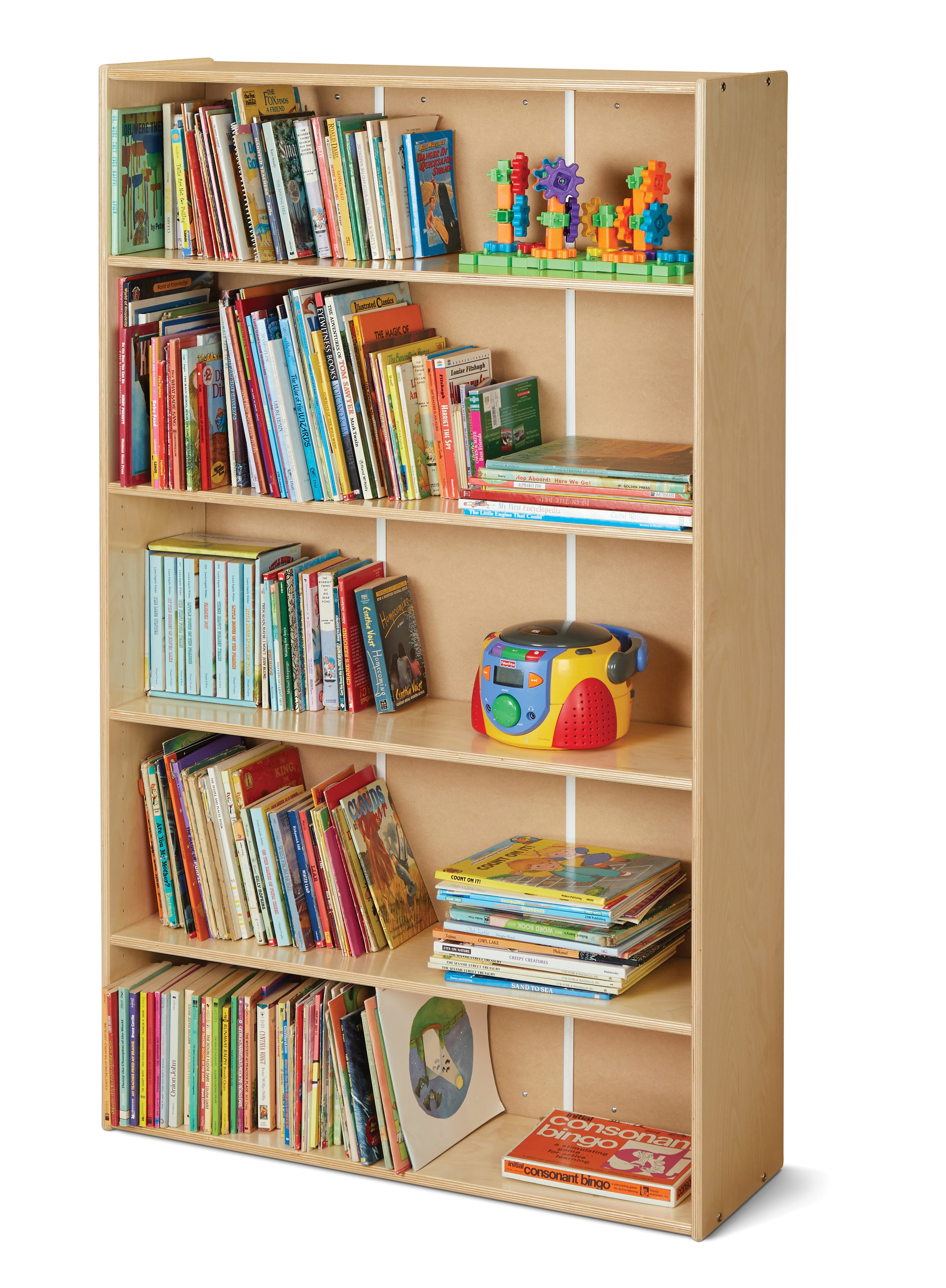 Young Time® Tall Adjustable Shelf Bookcase