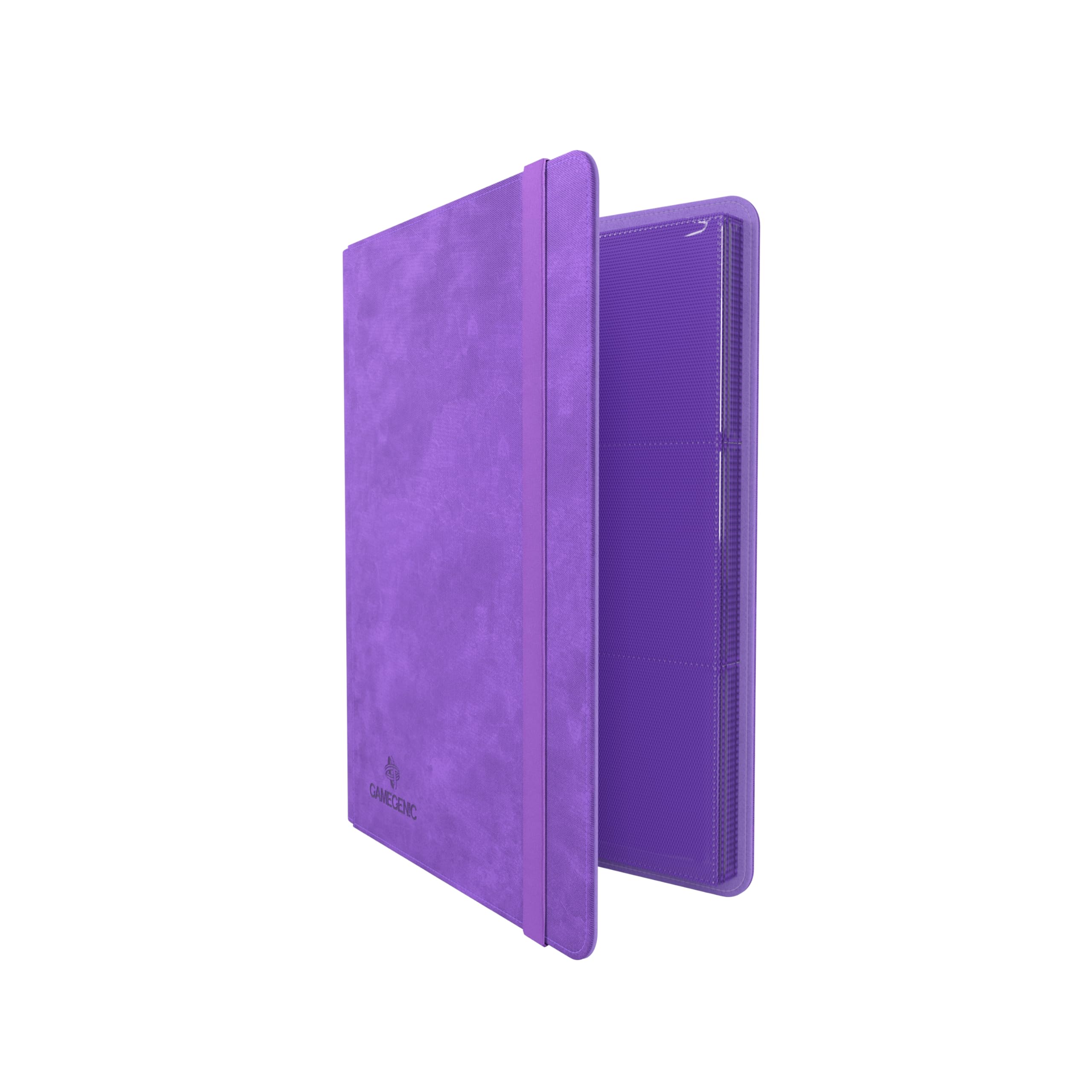 Gamegenic Prime Album 18-Pocket, Organize Standard and Japanese Size Collectible Cards, Premium Card Game Protector, Holds up to 360 Cards, Ideal for Playset Collections, Purple Color