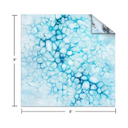 Monster Scenery Ice Wilds: Frozen Tundra Neoprene 36x36 Reversible Game Mat with Grid