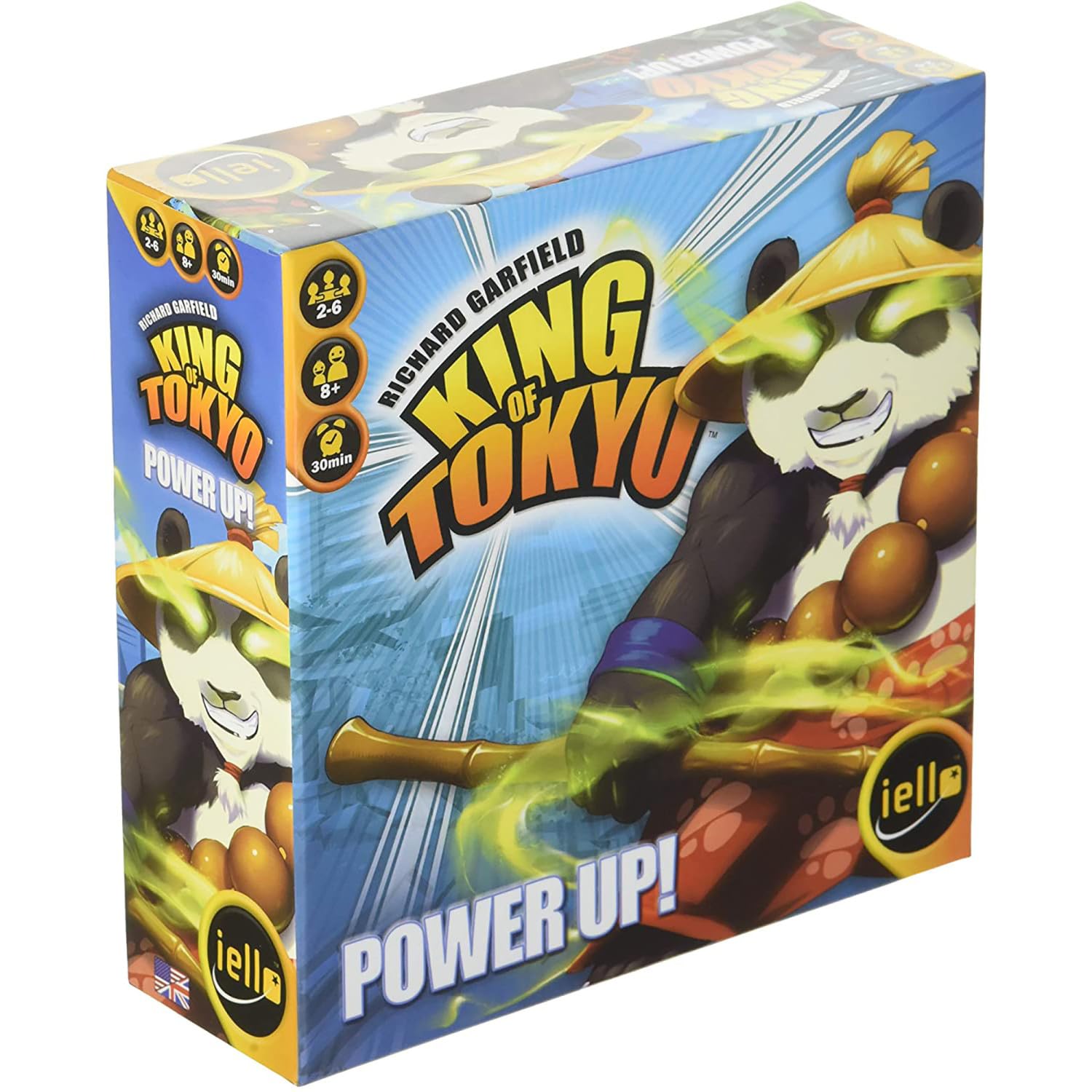 IELLO: King of Tokyo Power Up, New Edition, Set of Evolution Cards to Power up Your Monsters Included, 30 Minute Play Time, 2 to 6 Players, Ages 10 and Up