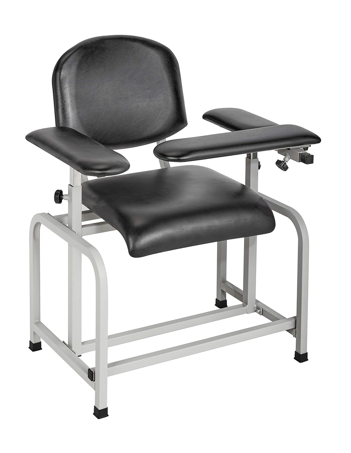 Black Padded Phlebotomy Blood Drawing Chair