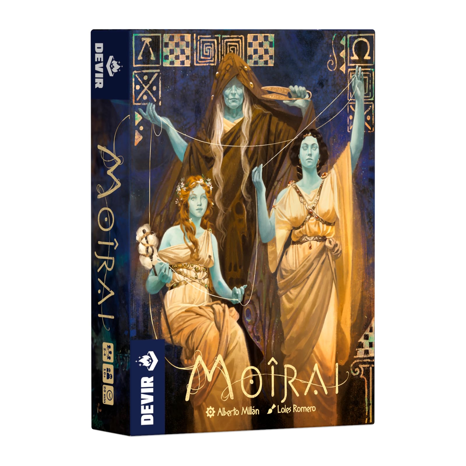 Devir - Moirai, Card Game, Greek Mythology Game, Fun and Fast, Ages 10 (BGMOIML)