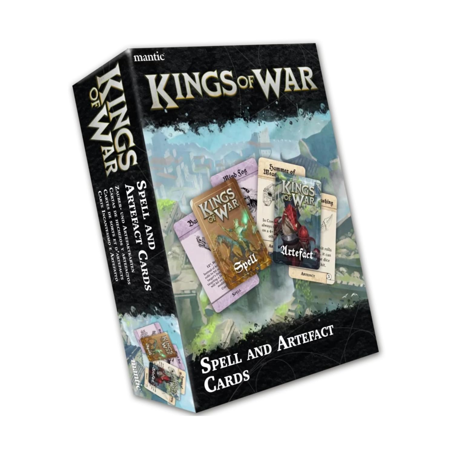 Kings of War Spell and Artefact Cards
