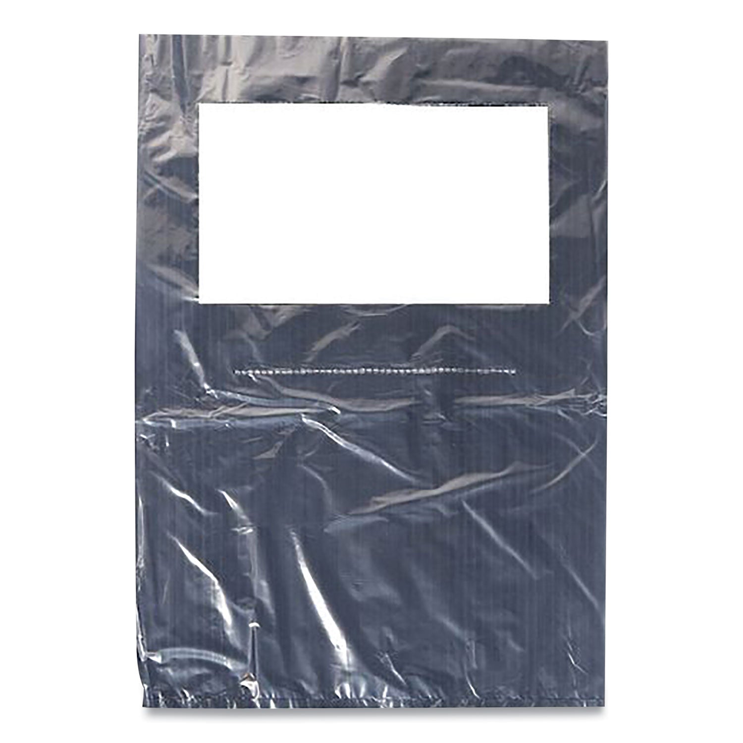 12.50" Width x 23" Depth - Frosted Clear - High-density Polyethylene (HDPE) - Receptacle - 500 / Carton