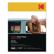 Photo Paper, 8 Mil, 8.5 X 11, Glossy White, 100/pack