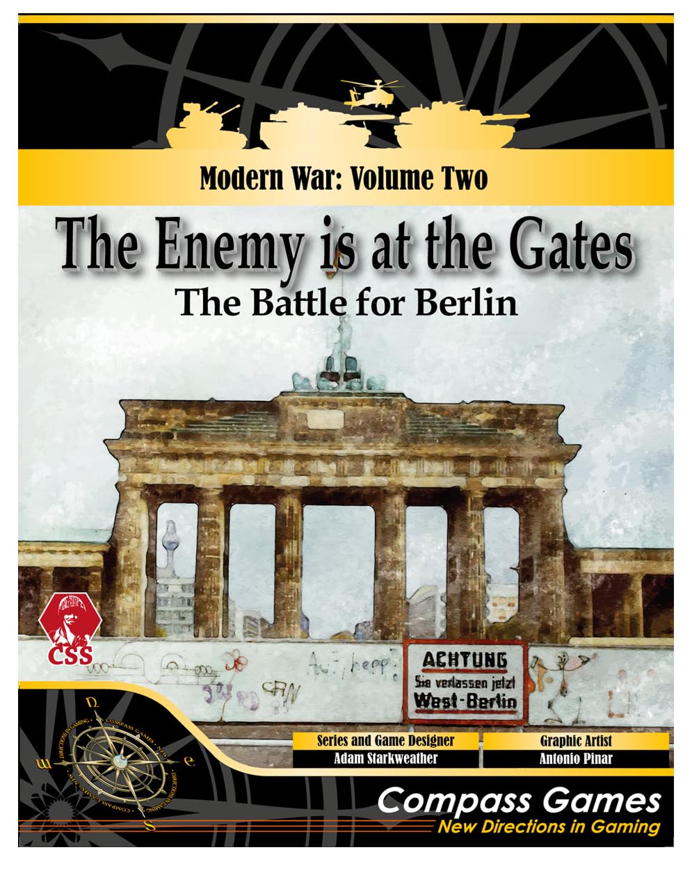 Compass Games The Enemy is at The Gates: The Battle for Berlin Board Game