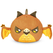 TeeTurtle Reversible Godzilla Rodan 6-Inch Two-Sided Flip Plush Toy with Embroidered Details - Cute Mini Collectible Plush for Kids, Teens, and Adults