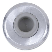 Concave Wall Bumper, 5 X 2 X 6, Satin Chrome