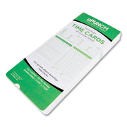 Time Clock Cards For Upunch Hn3000, Two Sides, 7.37 X 3.37, 50/pack