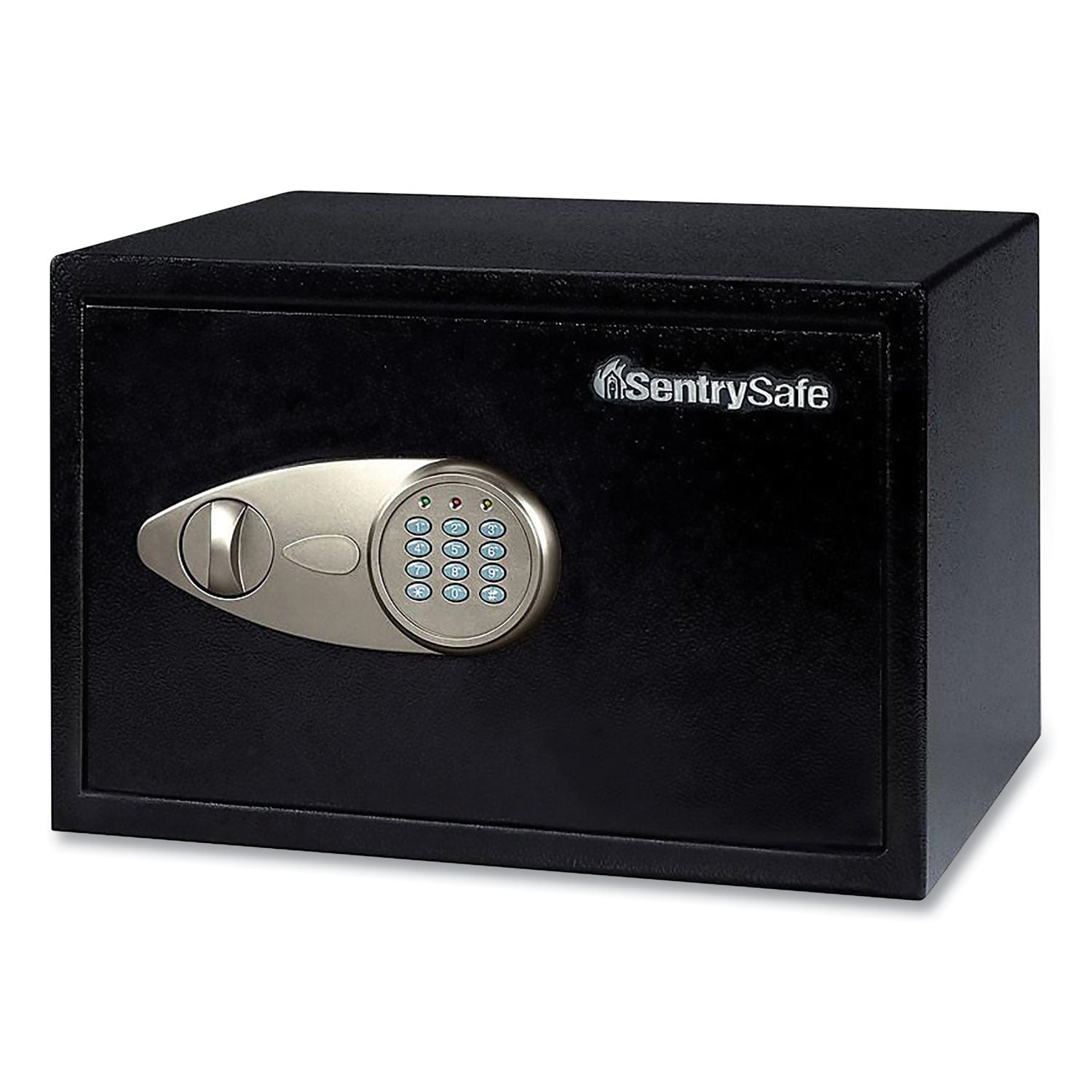 0.50 ft³ - Key Lock - 2 Live-locking Bolt(s) - Internal Size 8.50" Height x 13.62" Width x 8.62" Depth - Overall Size 8.7" Height x 13.8" Width x 10.6" Depth - Black - Steel