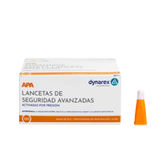 Advantage Pressure Activated Safety Lancets - Sterile, 28G Needle, 1.8mm - 100 pcs per Box/10 Boxes per Case