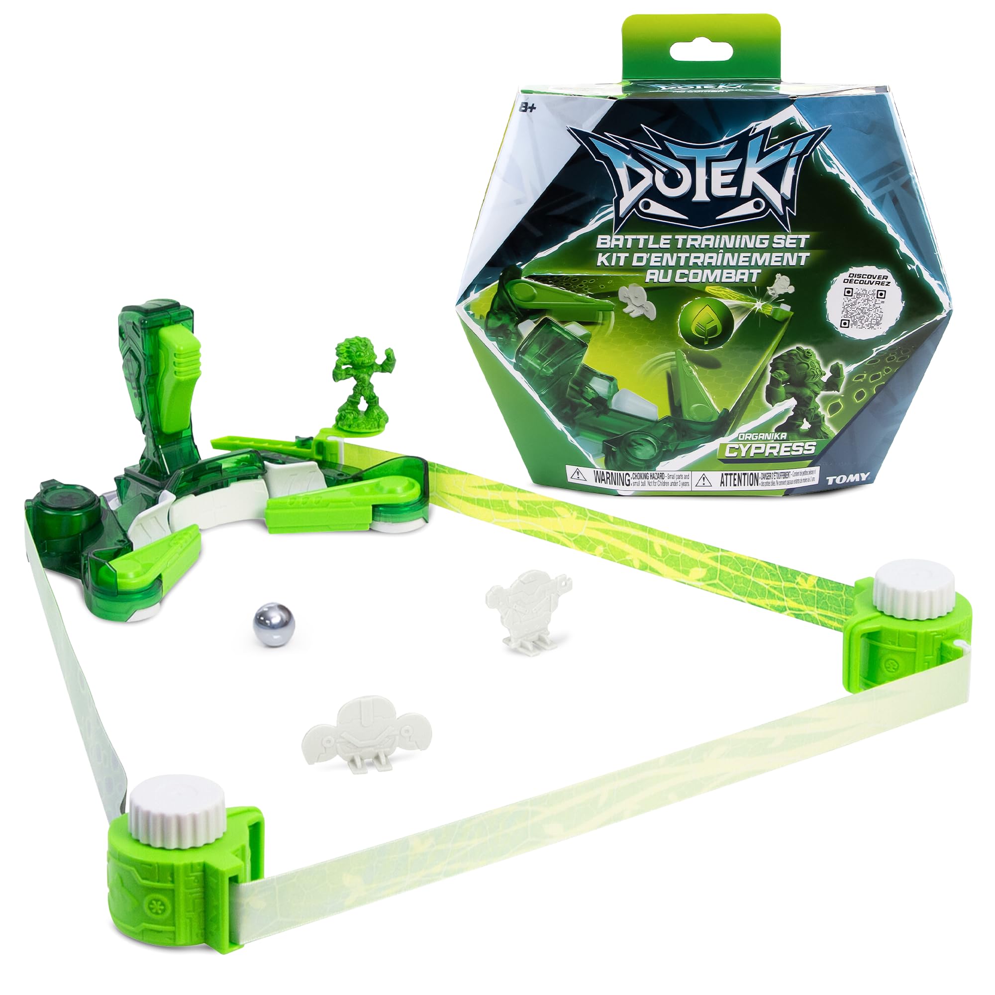 DŌTEKI Battle Training Pack - Organika - Strategic Target Practice Action Game with Exclusive Figure & Card – Customizable Skill-Building Play – 1–2 Players – Ages 8+