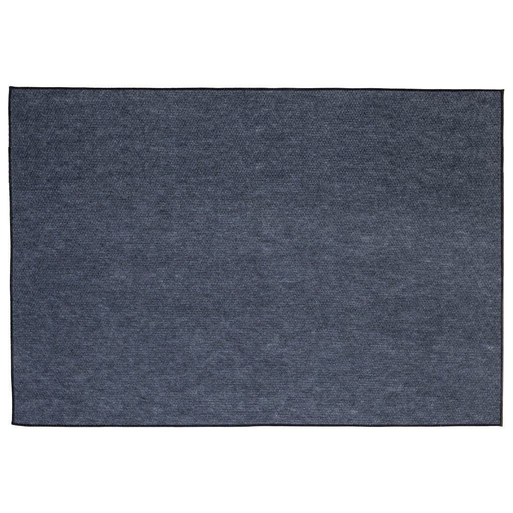 All Seasons Mountainside Outdoor Indoor Slip Resistant UV Tested Rug - 6ft x 9ft - Rectangle - Granite Gray