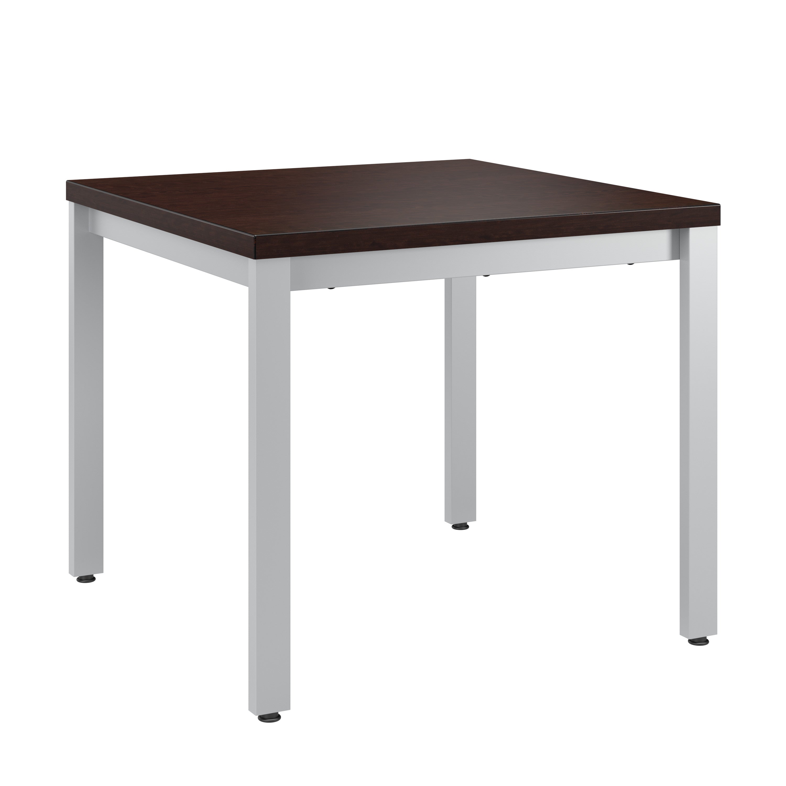 Bush Business Furniture Arrive Waiting Room End Table in Mocha Cherry - 23.35" Width x 23.35" Depth x 20.1" Height