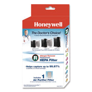 Honeywell HEPA Air Purifier R Filter - HEPA - For Air Purifier - Remove Allergens - 100% Particle Removal Efficiency - 0.30 &micro;m Particles - 10.3" Height x 1.6" Width x 6.5" Depth - 1 Each