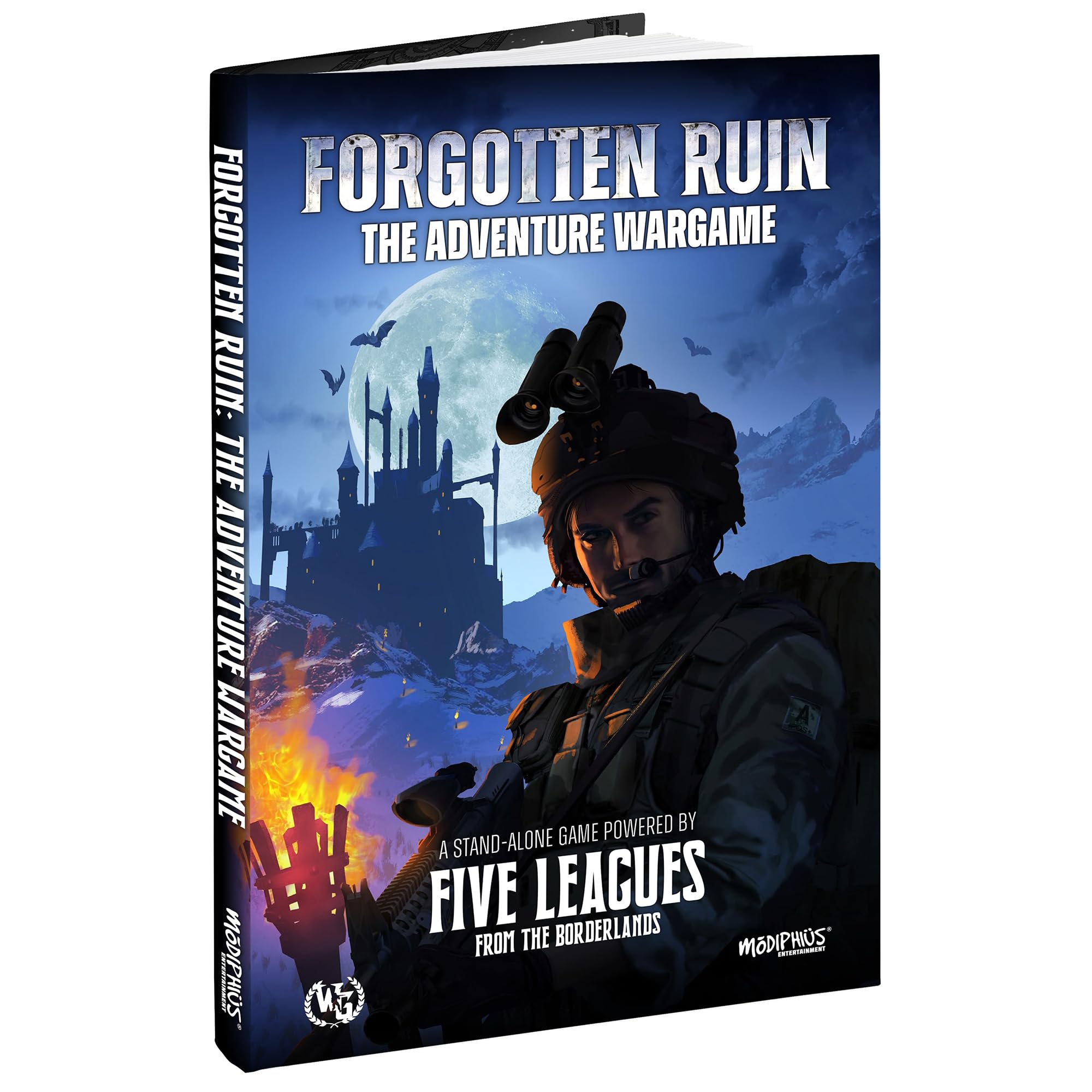Modiphius Entertainment: Forgotten Ruin - The Adventure Wargame - Hardcover RPG Book, A Stand-Alone Powered by Five Leagues from The Borderlands