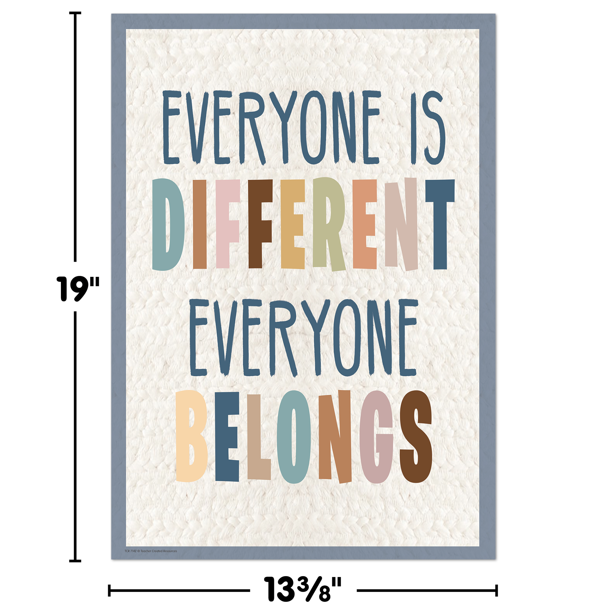 Everyone is Different, Everyone Belongs Positive Poster