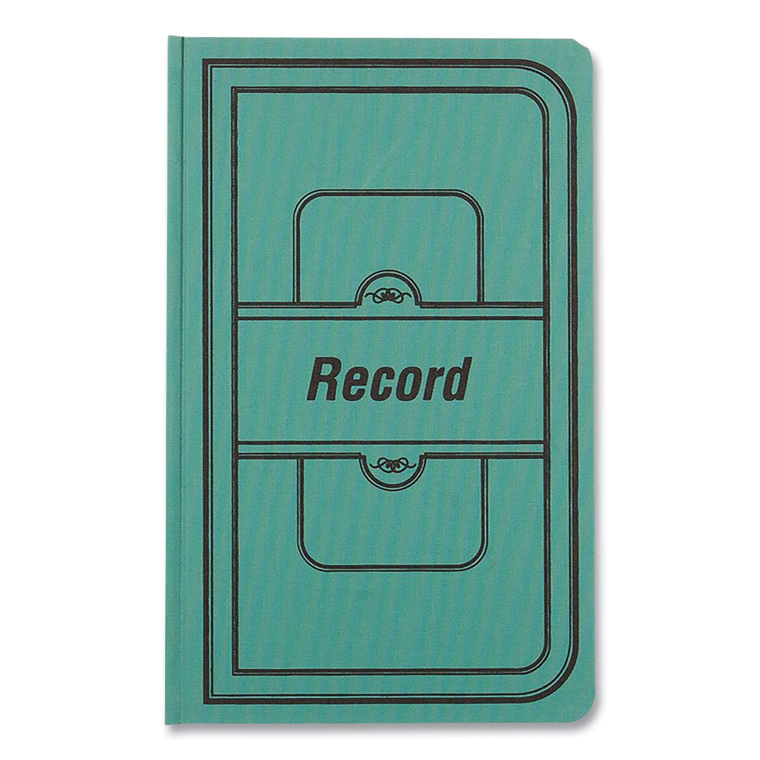 Tuff Series Record Book, Green Cover, 12 X 7.5 Sheets, 300 Sheets/book