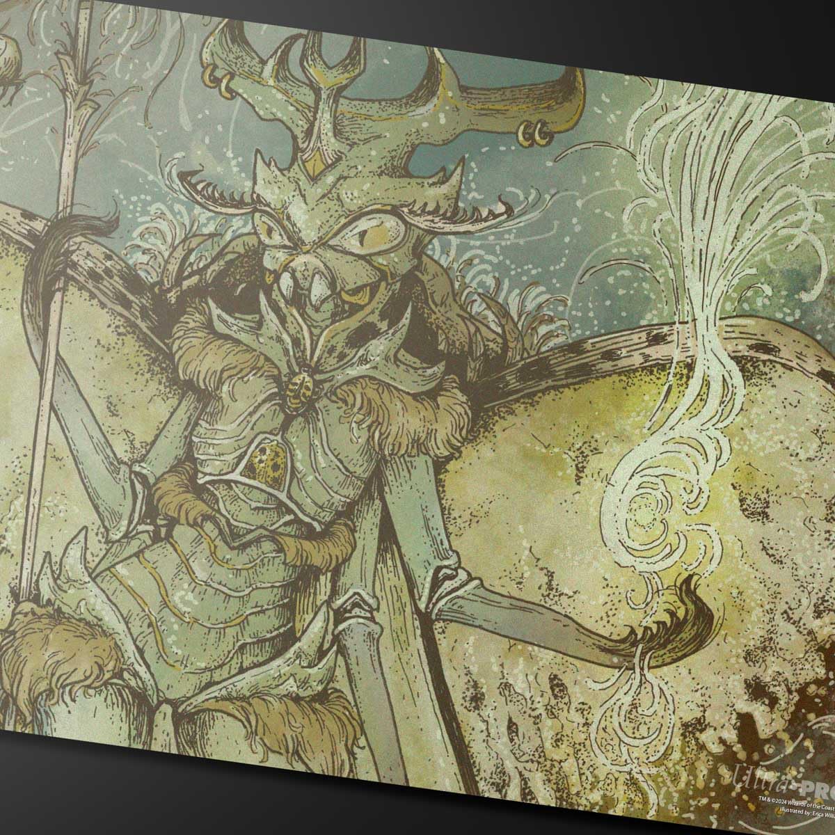 Ultra PRO - Aetherdrift Aatchik, Emerald Radian Playmat for Magic: The Gathering, Use as Mousepad, Desk Mat, Protects MTG Cards During Gameplay, TCG Trading Card Games