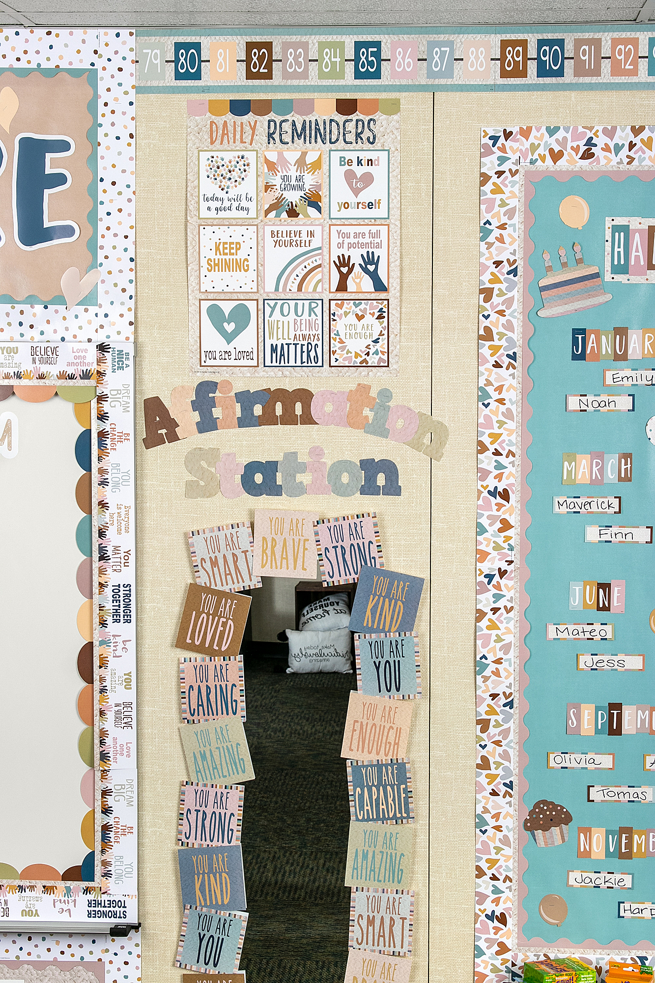 Everyone is Welcome Daily Reminders Chart